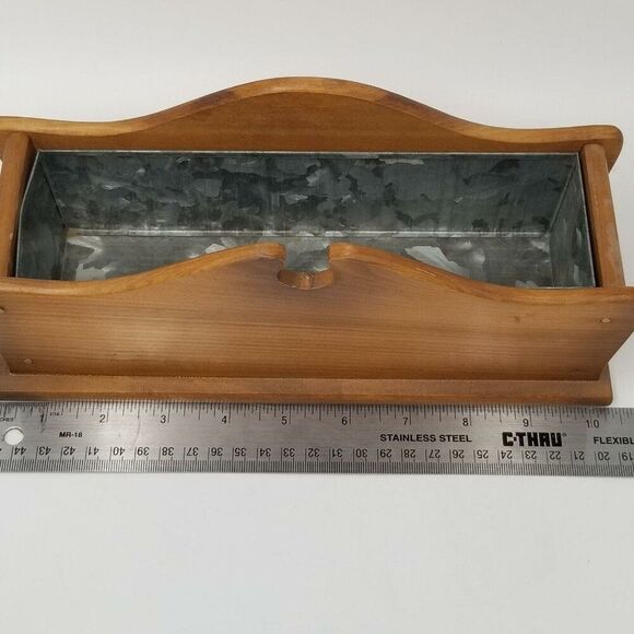 Vintage Woodpecker Woodware Letter Rack Planter Country Decor Primitive New - Picture 3 of 12